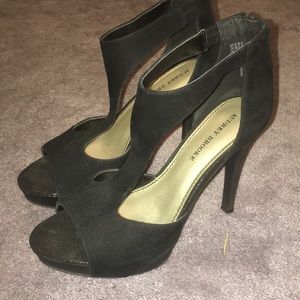 Brand new high ankle black heels